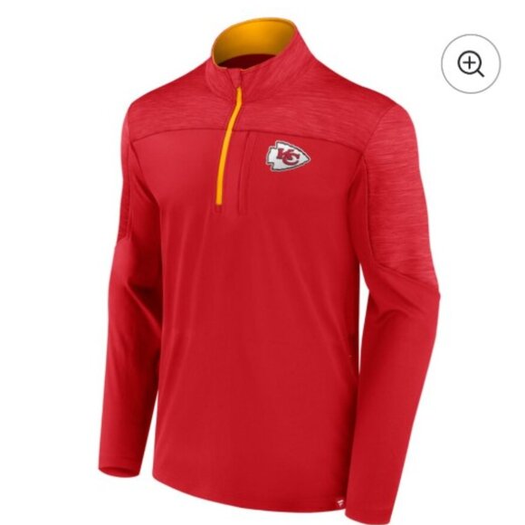 Fanatics Kansas City Chiefs Defender Half-Zip top XL - Picture 1 of 8